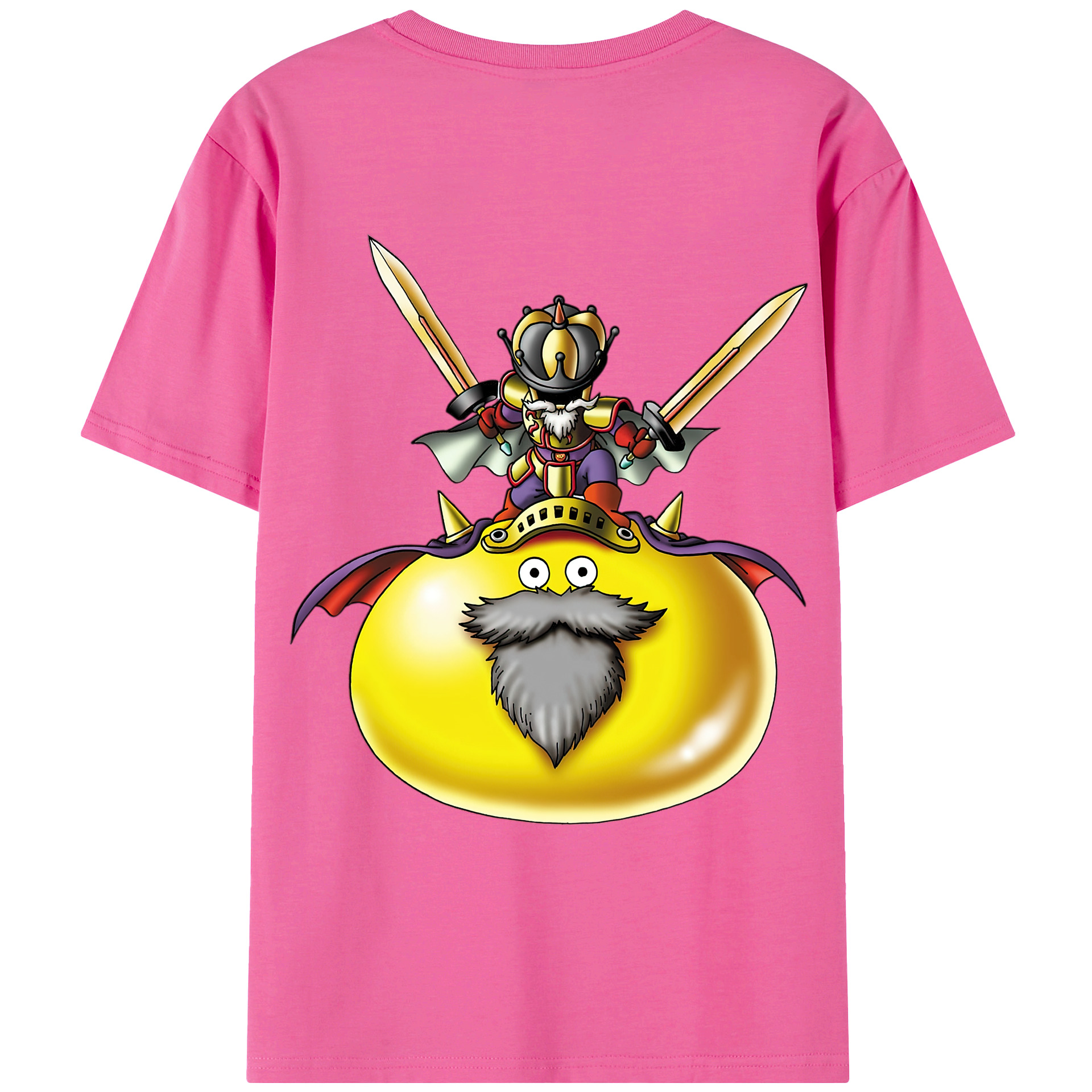 （画像用） ドラゴンクエスト Doragon Kuesuto Dragon Quest レディース半袖Tシャツ(バックプリント)
